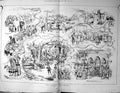 Old Print London Pantomimes Sangers Standard Surrey Britannia Drury 1884 19th