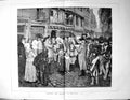 Antique Old Print Reading The Decree Brittany 1793 Man Siers Onlookers 1878