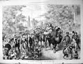 Antique Print Damaged Children'S Caravan Study Berlin Zoo Camels Beer 1878