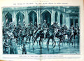 Antique Old Print First British Troops To Enter Cologne Cavalry Horses 1918
