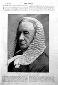Antique Old Print Lord Alverstone Lord Chief Justice Beverly Sitgreaves 1900 0