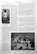Antique Print Ladies Welsh Choir Madame N Davies Conductor Actresses 1900 0 20th