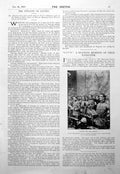 Antique Old Print Fight The Good Fight Small Reproduction Drawing S Begg 1900