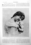 Old Miss Millie Legarde Actress Singer Major Mckinley President 1900Victorian