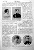 Antique Print Princess Feodora Duke Adolph Cissy Fitzgerald Criterion 1900