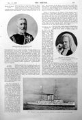 Old Plat Earl Halsbury Mikasa Ironclad Ivo Bligh Jeanne Douste 1900Victorian