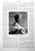 Antique Old Print Adelaide Burton Singer Lizzie Ruggles Charlotte Wiehe 1900