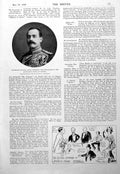 Antique Print Crole Wymdham Royal Courts Justice Tom Browne Sketches 1900 20th