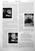 Old Print Et Reed Working Punch Barrack Room Valetta Hospital Malta 1900 20th