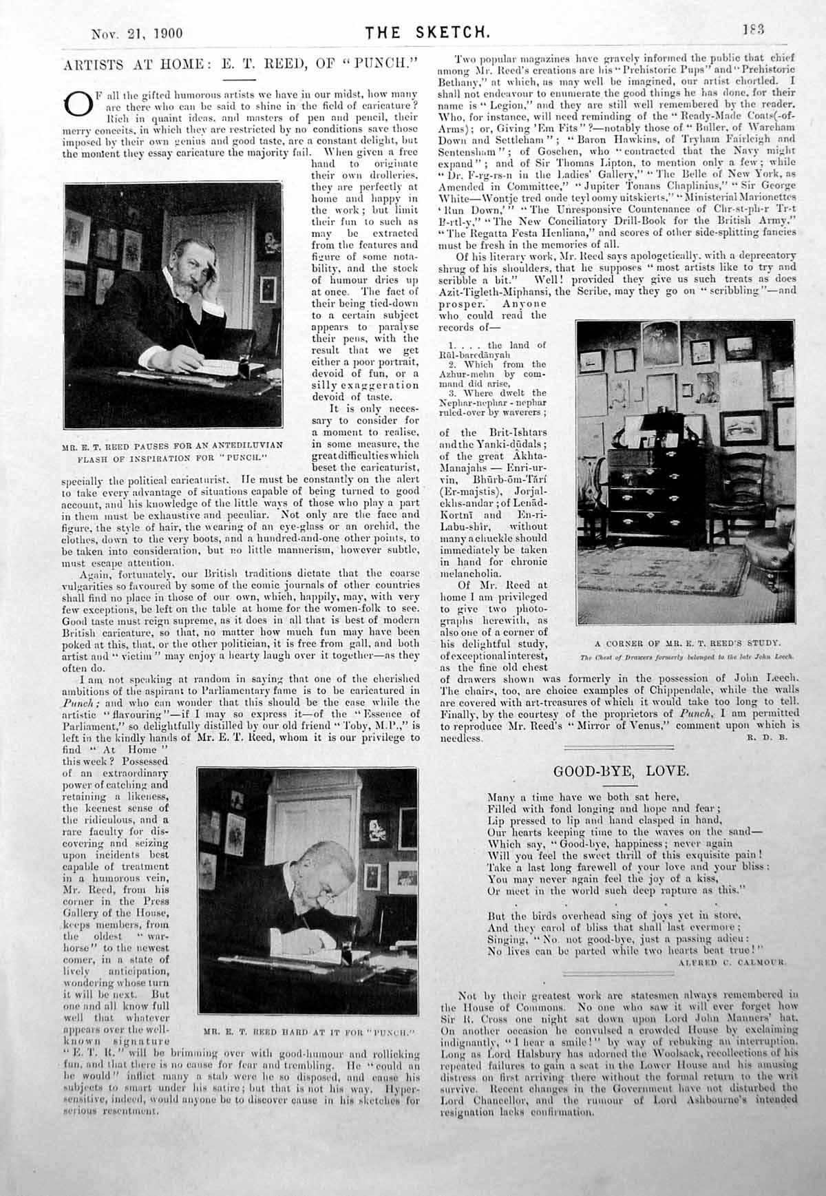 Old Print Et Reed Working Punch Barrack Room Valetta Hospital Malta 1900 20th