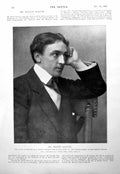 Old Print Mr Martin Harvey Garrick Theatre General Cronje Prisoners 1900 20th