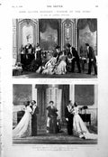 Antique Print Wisdom Wise Play Scenes GalleryArtistes Nugent Earle 1900