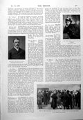 Antique Old Print Lord Donoughmore Nina Cadiz Canadians Frank Cooper 1900 20th