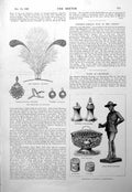 Antique Print New Jewellery Bensons Christmas Novelties Grocer'S Hall 1900