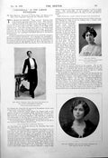 Antique Print Hetty Chattell Amy Farrell Ada Webster Robert Ganthony 1900 20th