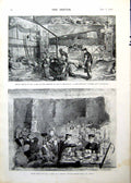 Antique Old Print Rough Sketches Mr S Hall War Beaugency Portrait Jove 1893 0