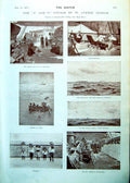 Old P And O Voyage Channel Divers Aden Art Hilder Cotman Boats 1893Victorian