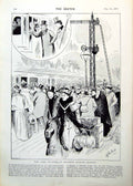Old Irish Pilgrims Holburn Viaduct Station Parliamentary Sketches 1893 19th