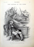 Antique Print Dream Grand Man Home Rule Cartoon Latest Scandal Paris 1893 19th