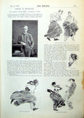 Antique Old Print Penley Charlie'S Aunt Portrait Sketches Scenes Globe 1893