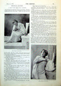 Old Julia Neilson Hypatia Poses Garments Pillar Historical Tree 1893Victorian
