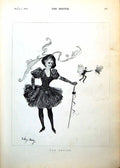 Old The Umpire Lady Man Butterfly Thief Gets Crocodile Surprise 1893Victorian