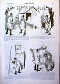 Antique Old Print Building Acts Rogue Builder How Camel Got Hump Bird 1893