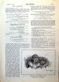 Antique Print Damaged Children Listening Story Drawing Room Uninvited 1893