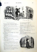 Old Antique Print Lady Gentleman Balcony Drapes Romantic Encounter 1893 19th