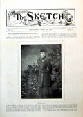 Old Print Miss Sheffield Foliage Lord Ah Grosvenor Mr Balfour Larne 1893 19th