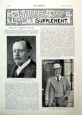 Antique Print Prominent Primrose Leaguers Sir Wt Marriott A Borthwick 1893 19th