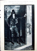 Antique Print Brooding Man Village Terror Dog Hunting Ghostly Tenant 1914 20th