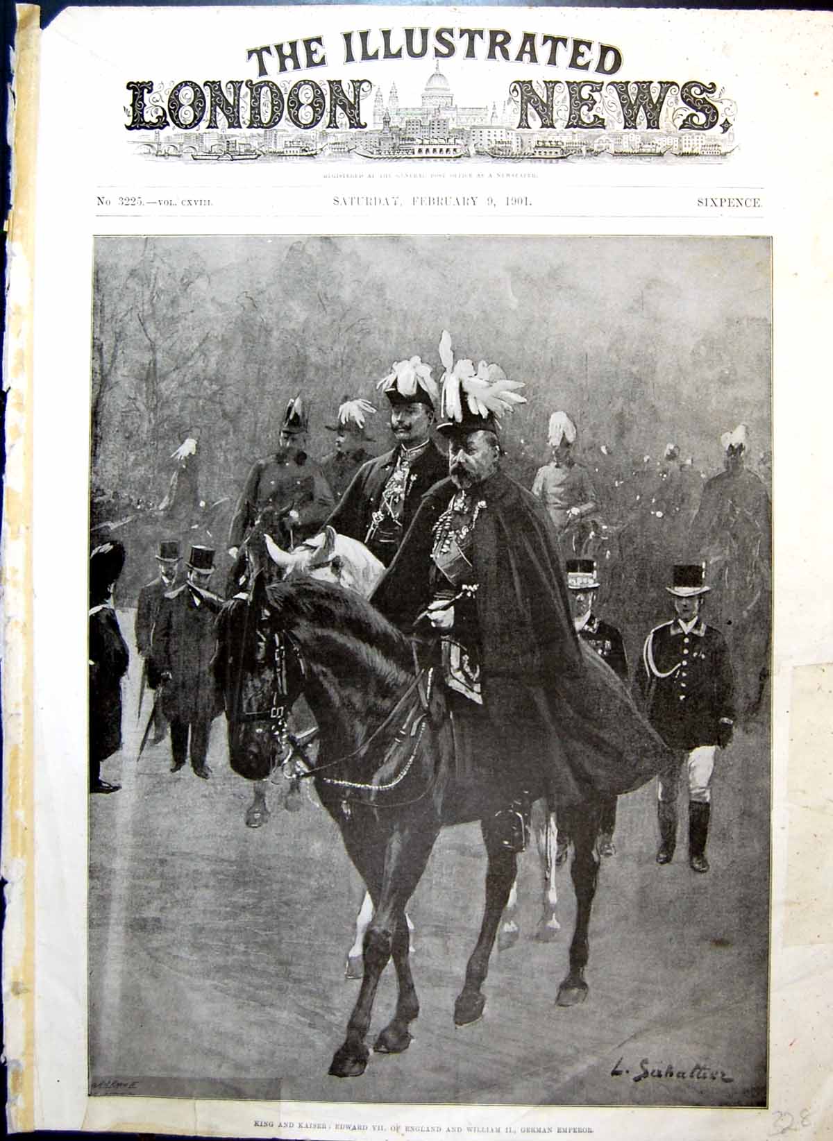 Antique Print King Kaiser Edward Vii England William Ii German Emperor 1901