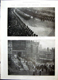 Old Eton College Volunteers Bearing Coffin Windsor Ladies Page 1901Victorian