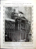 Old Birmingham'S Municipal Flag Flown Death Sovereign St Pauls 1910 20th