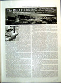 Old Red Herring Illustrated Wrs Stott Men Speeches Woman Horse 1915 20th