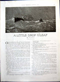 Antique Print Little Drop O'Leaf Pears Story Seamen Ashore Newsagent 1917 20th