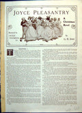 Old Joyce Pleasantry Christmas Revel Pears Eli'S Pipe Horse Cart 1906 20th