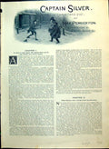 Old Print Captain Silver Christmas Eve Frank Dadd Pears Story Bride 1906 20th