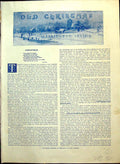 Antique Old Print Christmas Pears Crowded Coach Blacksmith Dogs 12 Pgs 1908