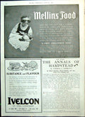 Antique Print Mellin'S Food Adverts Ivelcon Cadbury Bournville Bovril 1911