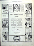 Old Hints On Safety First Crossing Roads Children'S Competition 1917 20th
