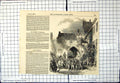 Antique Old Print Rendsburg Denmark Prisoners Market Place Town House 1849 19th