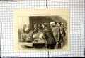 Antique Old Print Prince Inspecting Sacred Tooth Kandy Artefacts Ceylon 1876
