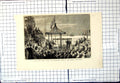 Antique Print Ceylon Prince Laying Foundation Stone Colombo Breakwater 1876