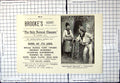 Antique Old Print Brooke'S Soap Sailor Leaning Over Wall Talking Lass Advert