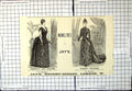 Old Print Novelties Jay'S Chantilly Lace Costume Elegant Tea-Gown London 20th