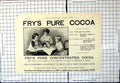 Antique Print Fry'S Pure Concentrated Cocoa Children Seated Tea Table 1891 19th