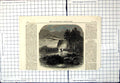 Old Sketches In Australia Native Dance Nightime Scene Firelight 1863 Victorian