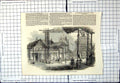 Old Antique Print Grand Ball Kandy To Governor Ceylon Library Decoration